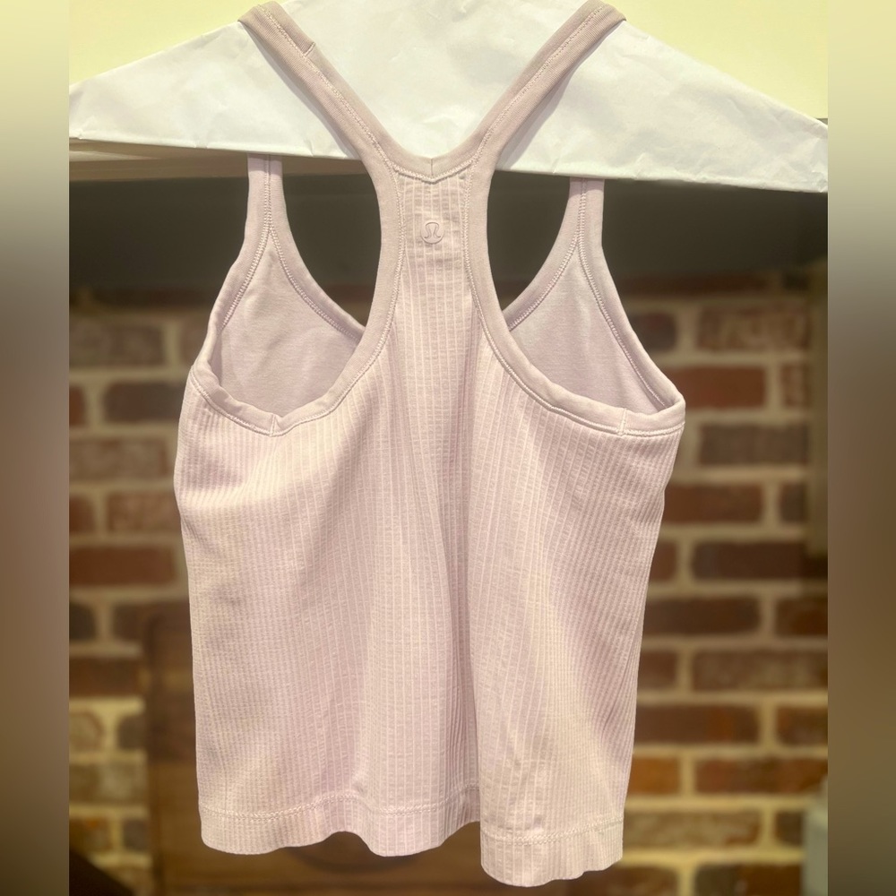 lululemon Ebb to Street Cropped Racerback Tank Top Size 6